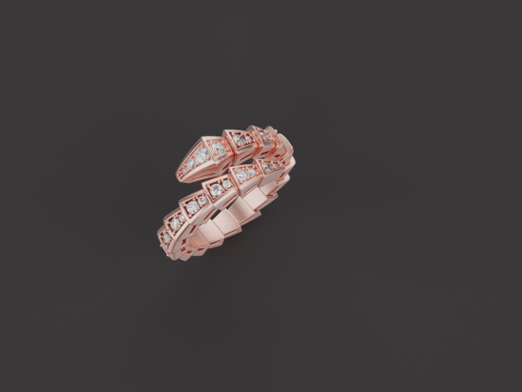 Serpent Ring 52882 Modelo 3D