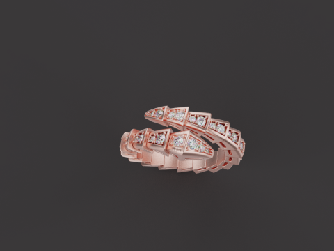 Serpent Ring 52882 Model 3D