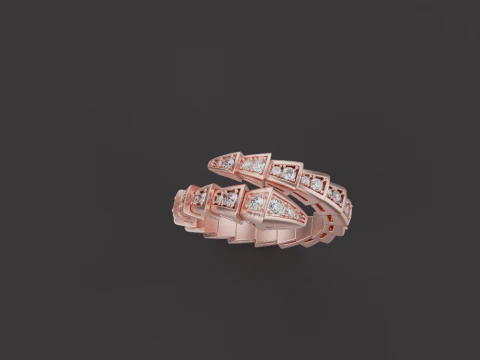 Serpent Ring 52882 3D Model