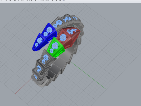Serpent Ring 52882 Model 3D
