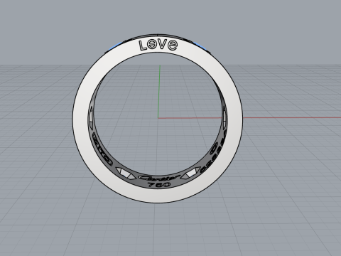 Ring 52703 3D Model