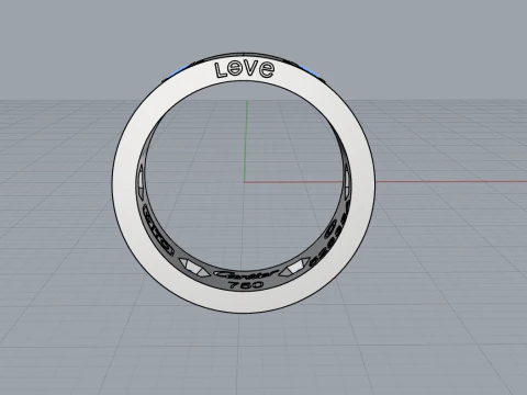 Ring 52703 3D Model