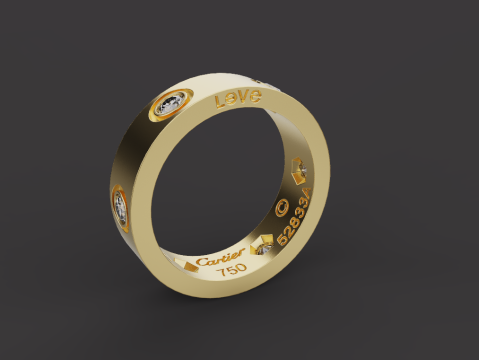 Ring 52703 3D Model