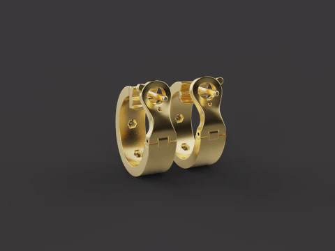 Earrings 52656 3D Model