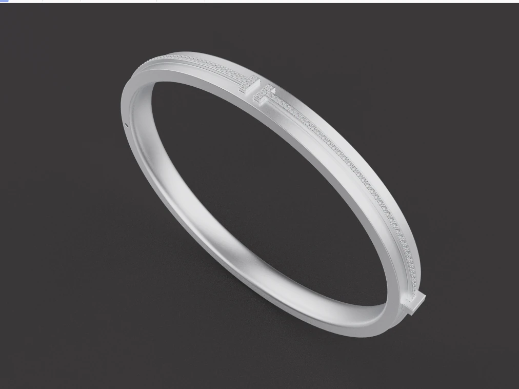 Bracelet 52574 3D Model .c4d .max .obj .3ds .fbx .stl .blend 