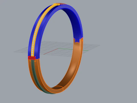 Bracelet 52574 3D Model