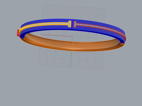 Bracelet 52574 Modelo 3D