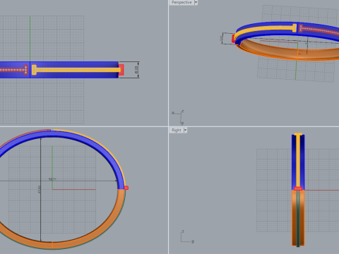 Bracelet 52574 Modelo 3D