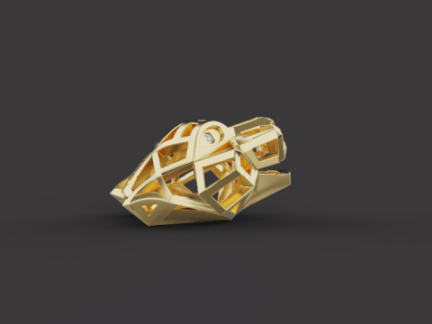 Panther Pendant 51897 3D Модель
