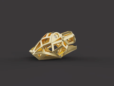 Panther Pendant 51897 3D Model