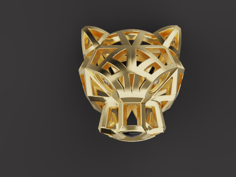 Panther Pendant 51897 3D Модель