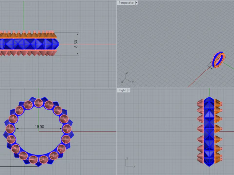 Ring 51896 3D Model