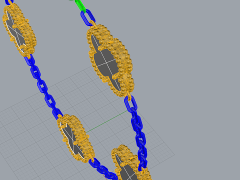 Necklace 51656 Modelo 3D