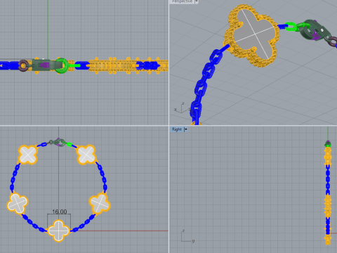Necklace 51656 Modelo 3D