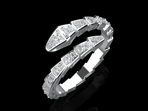 Serpent Ring 51629 3D Model