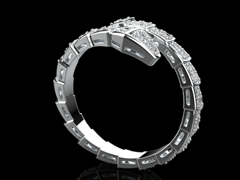 Serpent Ring 51629 3D Model