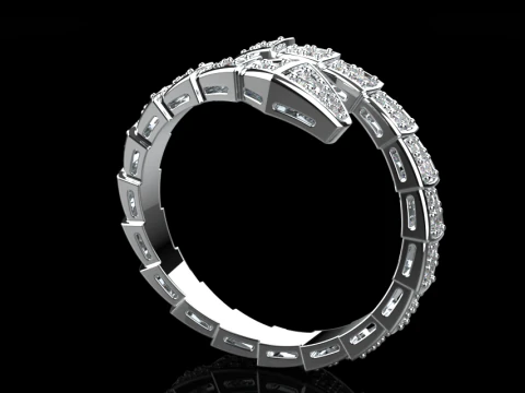Serpent Ring 51629 3D Model