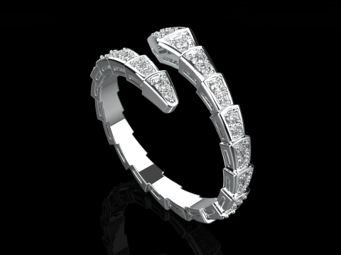 Serpent Ring 51629 3D Model