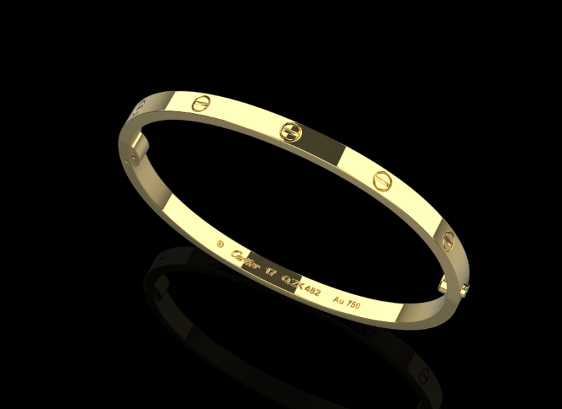 Bracelet 51626 3D Модель .c4d .max .obj .3ds .fbx .stl .blend