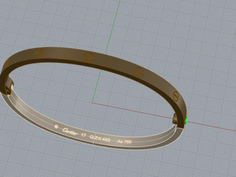 Bracelet 51626 3D Model