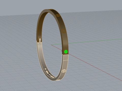 Bracelet 51626 3D Model