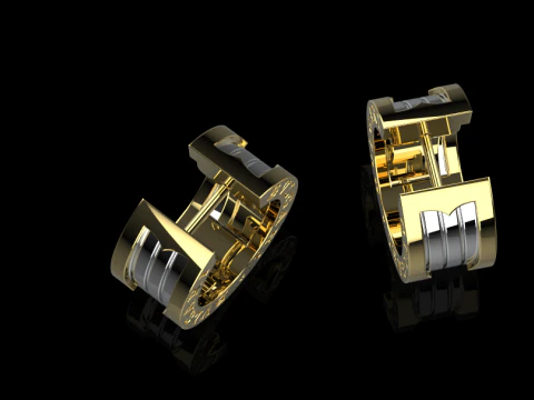 Earrings 51576 3D Model