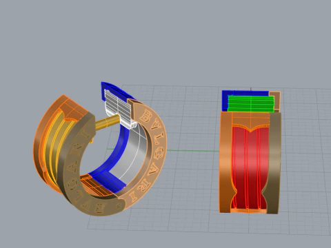 Earrings 51576 3D Model