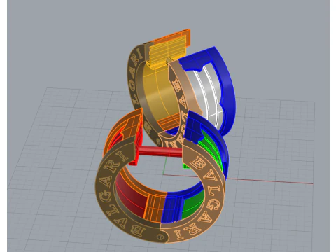 Earrings 51576 3D Model