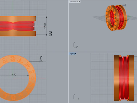 Ring 51554 3D Model