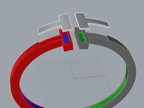 Bracelet 51535 Modello 3D