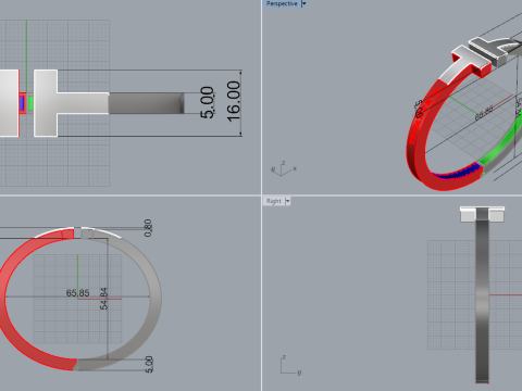 Bracelet 51535 Modello 3D