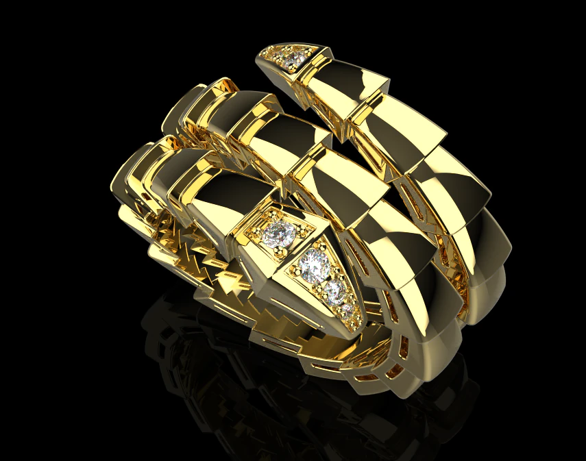 Ring 51515 3D Model .c4d .max .obj .3ds .fbx .stl .blend 