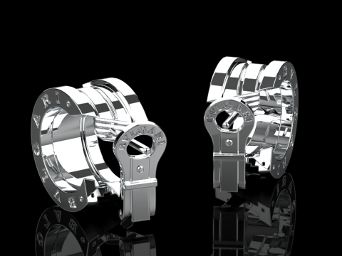 Earrings 51451 3D Model