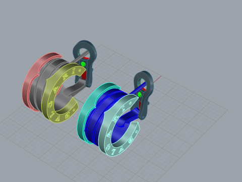 Earrings 51451 3D Model