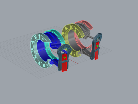Earrings 51451 3D Model
