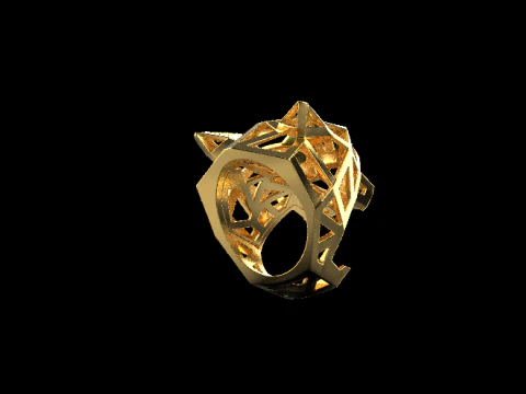 Panther Ring 51323 3D Model