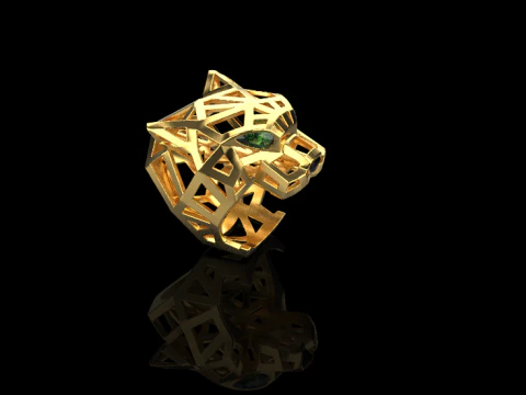 Panther Ring 51323 3D Model
