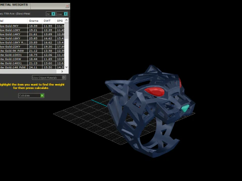 Panther Ring 51323 3D Model
