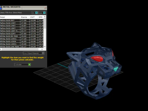 Panther Ring 51323 3D Model