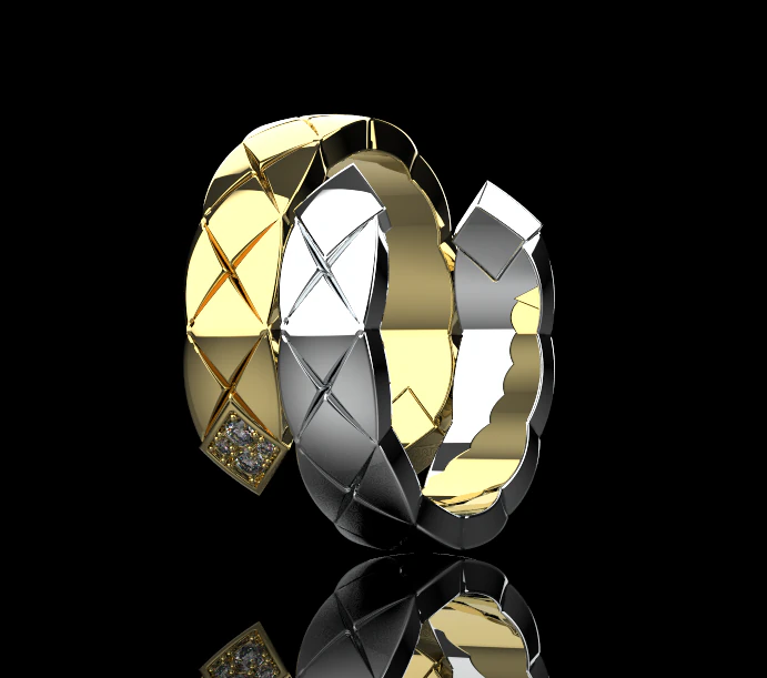 Rings 51307 3D Model .c4d .max .obj .3ds .fbx .stl .blend 