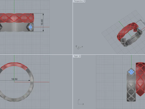 Rings 51307 3D Model