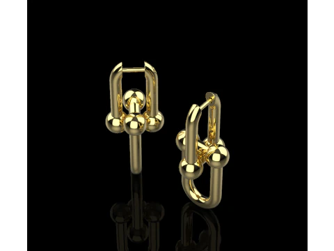 Earrings 51260 3D Model
