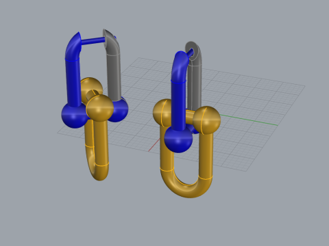 Earrings 51260 3Dモデル