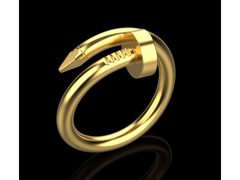Nail Ring 51255 3D Model