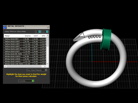 Nail Ring 51255 3D Model
