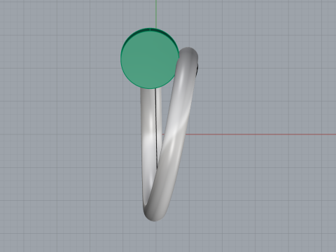 Nail Ring 51255 3D Model