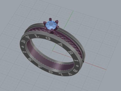 Ring 51197 3D Model