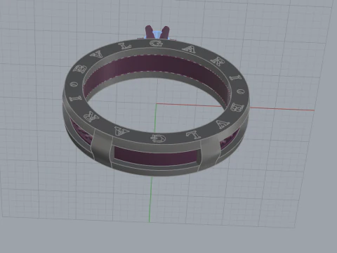 Ring 51197 3D Model