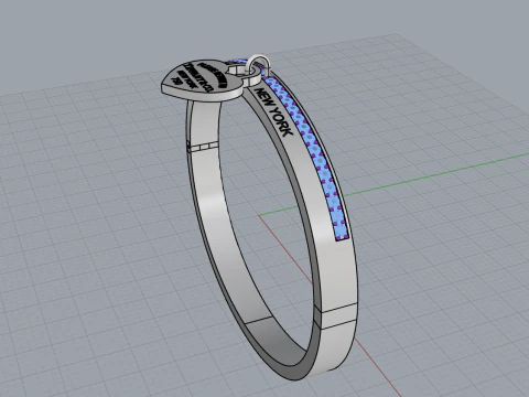 Bracelet 51176 3D Model