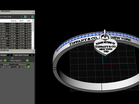 Bracelet 51176 3D Model